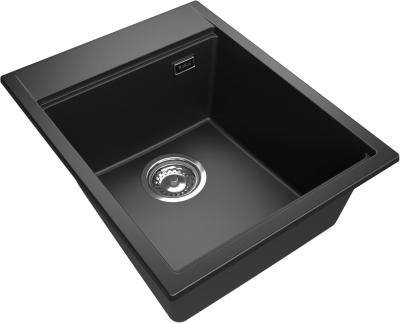 Детальное фото товара: Rivelato TESORO TR-405 antracite, мойка, гранит, антрацит