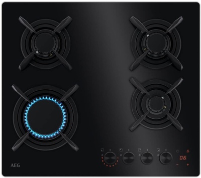 Фото товара: AEG HKB64453NB газовая поверхность