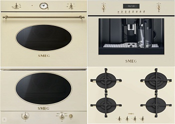 Фото товара: Smeg PV864PO + SF800PO + MP822NPO + CMS8451P