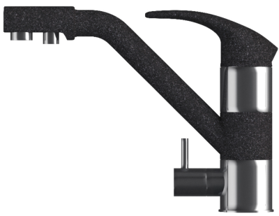 Polygran Дуо, смеситель, черный 16