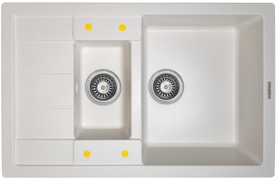 Ecoshtein RECHTECK 781.5, мойка, гранит, латте