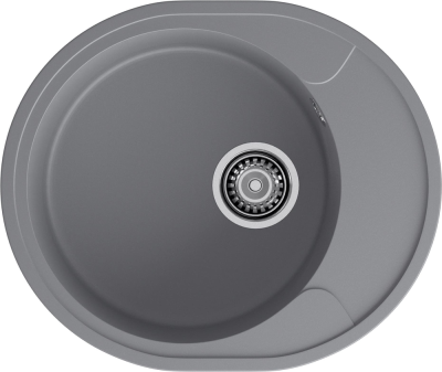 GranFest URBAN GF-UR-857L, мойка, гранит, темно-серый
