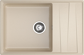 Фото товара: GranFest LEVEL GF-LV-760L, мойка, мрамор, кашемир