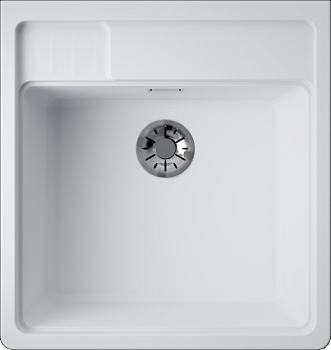 Фото товара: Omoikiri Kinokawa 60-WH, мойка, керамика, белый