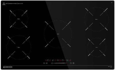 Детальное фото товара: MEFERI MIH905BK POWER индукционная поверхность