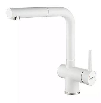 Фото товара: Paulmark DOSSE, смеситель, белый матовый