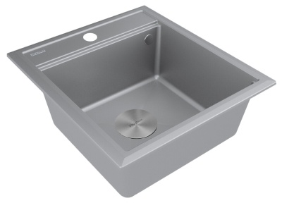 Детальное фото товара: Paulmark STEPIA 45, мойка, гранит, серый металлик