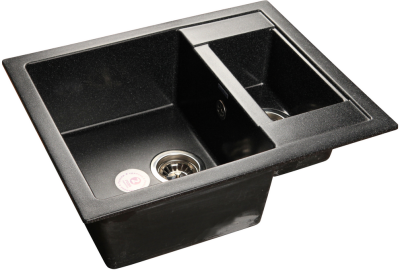 Детальное фото товара: GranFest QUADRO GF-Q-610 K, мойка, мрамор, черный