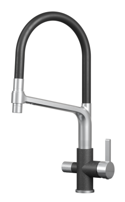 GRANULA 5083 смеситель, нержавеющая сталь, черный