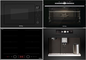 Фото товара: KORTING HIB 68700 B QUADRO + OKB 9951 CESN + KMI 825 TGN + KCM 9830 BCG