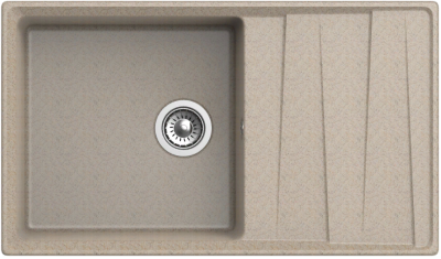 Детальное фото товара: GranFest LEVEL GF-LV-860L, мойка, мрамор, песочный