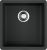 Детальное фото товара: Omoikiri Kata 40-U-BL, мойка, гранит, черный