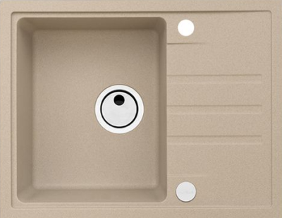 ALVEUS INTERMEZZO 30 GRANITAL BEIGE- G55, мойка, гранит, бежевый (в комплекте с сифоном 1117292)