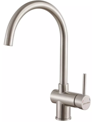 Paulmark BEND, смеситель, брашированная сталь Paulmark BEND, смеситель, брашированная сталь