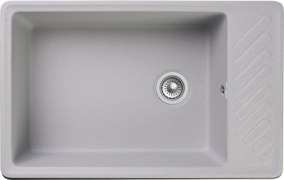 GranFest QUARZ GF-ZL-51, мойка, гранит, серый