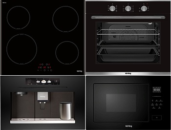 Фото товара: KORTING HI 64013 B + OKB 370 CMX + KMI 827 GN + KCM 9830 BCG