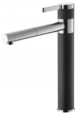 Детальное фото товара: ALVEUS ZINA CHR - G05M, смеситель, черный