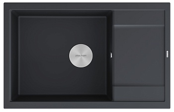 Фото товара: Paulmark FLUGEN 60, мойка, гранит, антрацит