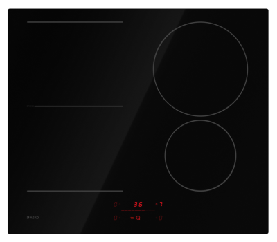 Детальное фото товара: ASKO HI2642FBG1 индукционная поверхность