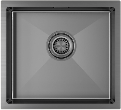 Paulmark ALLER 44 UNI, мойка, нержавеющая сталь, вороненая сталь Paulmark ALLER 44 UNI, мойка, нержавеющая сталь, вороненая сталь