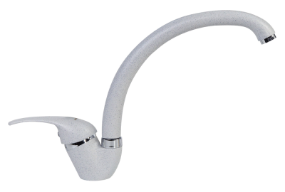 Ecoshtein ES 0300, смеситель, гранит, серый шелк