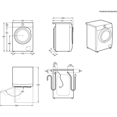 Детальное фото товара: Electrolux EW8WR261B