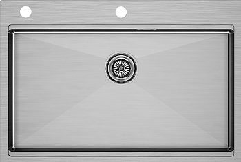 Фото товара: Paulmark KRONER-PRO 75, мойка, нержавеющая сталь брашированная