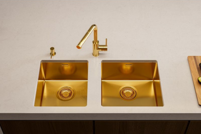 Детальное фото товара: ALVEUS QUADRIX MONARCH 20 BRONZE, мойка, нерж сталь, бронза (с сифоном 1148151)