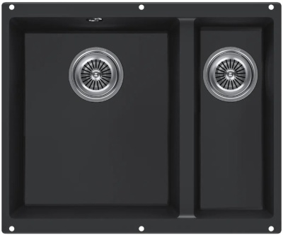 KUCHENSTERN UNDER 60-2, мойка, гранит, черный