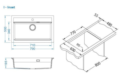 ALVEUS GRANITAL ATROX 40 BEIGE - G55, мойка, гранит, бежевый (в комплекте с сифоном 1132823) Детальное фото товара: ALVEUS GRANITAL ATROX 40 BEIGE - G55, мойка, гранит, бежевый (в комплекте с сифоном 1132823)