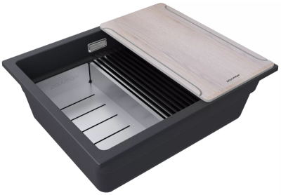 Детальное фото товара: Paulmark LUMI-MULTI SINK 55 UNI, мойка, гранит, черный