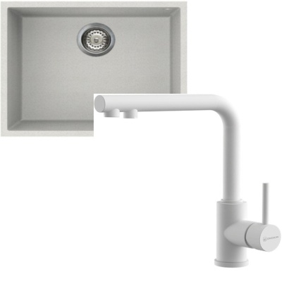 Детальное фото товара: Omoikiri Bosen 54-U-WH + Nakagawa 2 Plus-WH белый