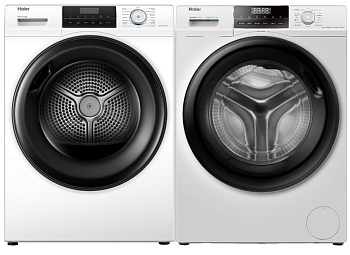 Фото товара: Haier стирка HW90-BP14929B + сушка HD90-A2929B + соед.эл CK-1