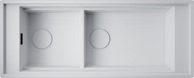 Детальное фото товара: Omoikiri Sintesi Pro 114-2-WH, мойка, керамика, белый