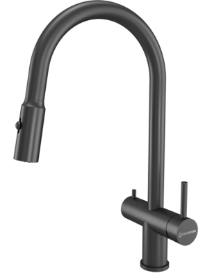 KUCHENSTERN BRUNN-FS, смеситель, нержавеющая сталь, вороненая сталь Фото товара: KUCHENSTERN BRUNN-FS, смеситель, нержавеющая сталь, вороненая сталь