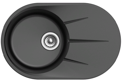 Ewigstein Rund R- 50F, мойка, гранит, черный