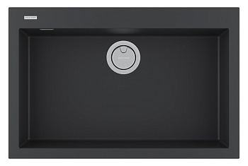 Фото товара: Paulmark DECORATION 76, мойка, гранит, антрацит