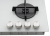 DeLonghi NSL 460 B RUS Детальное фото товара: DeLonghi NSL 460 B RUS газовая поверхность