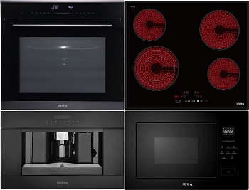 Фото товара: KORTING HK 63500 B + OKB 1340 GNBX MW + KMI 827 GN + KCM 9200 BG