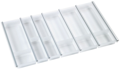 Детальное фото товара: Ninka Cuisio Aqua 900, Hettich ArciTech, лоток для столовых приборов, белый