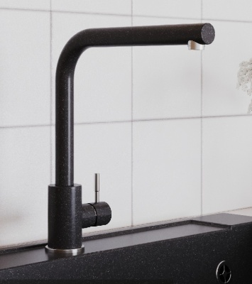 Детальное фото товара: Polygran Спика, смеситель, черный №16