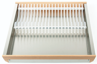 Tecnoinox лоток для сушки посуды Cassetto Dispensa Portapiatti 60 B50 Tandembox нерж.сталь+бук