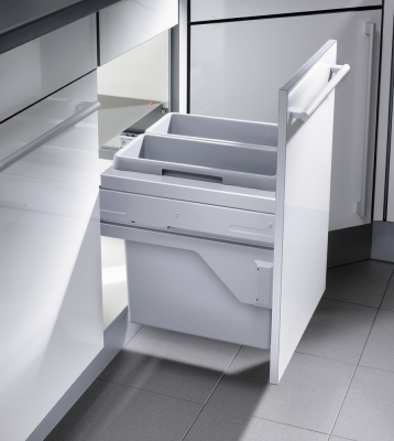 Hailo Euro Cargo-S выдвижная мусорная система система с 2 контейнерами по 19 л