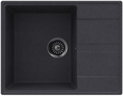 Maunfeld Lacrima 650 MFQS-650DGR, мойка, гранит, темно-серый