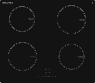 Maunfeld CVI594STBK Фото товара: Maunfeld CVI594STBK индукционная поверхность