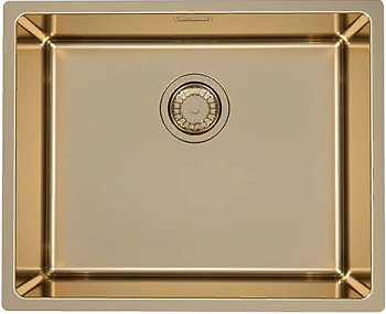 Фото товара: ALVEUS KOMBINO 50 MONARCH BRONZE SAT-90, мойка, нерж. сталь, бронза (в компл. с выпуском без сифона)