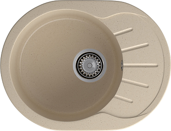 Фото товара: GranFest RONDO GF-R-580 L, мойка, мрамор, кашемир