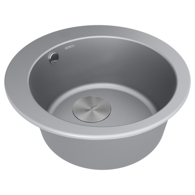 Paulmark GELEGEN 50, мойка, гранит, серый металлик Детальное фото товара: Paulmark GELEGEN 50, мойка, гранит, серый металлик