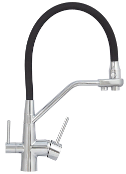 Фото товара: Zigmund & Shtain ZS 2200, смеситель, нержавеющая сталь