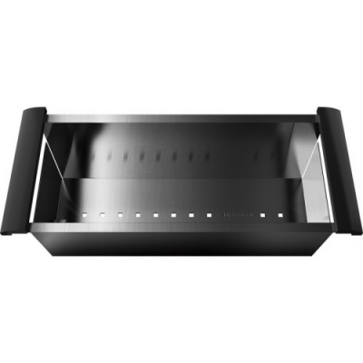 Omoikiri CO-02-PVD-GM, коландер, нержавеющая сталь/вороненая сталь Omoikiri CO-02-PVD-GM, коландер, нержавеющая сталь/вороненая сталь